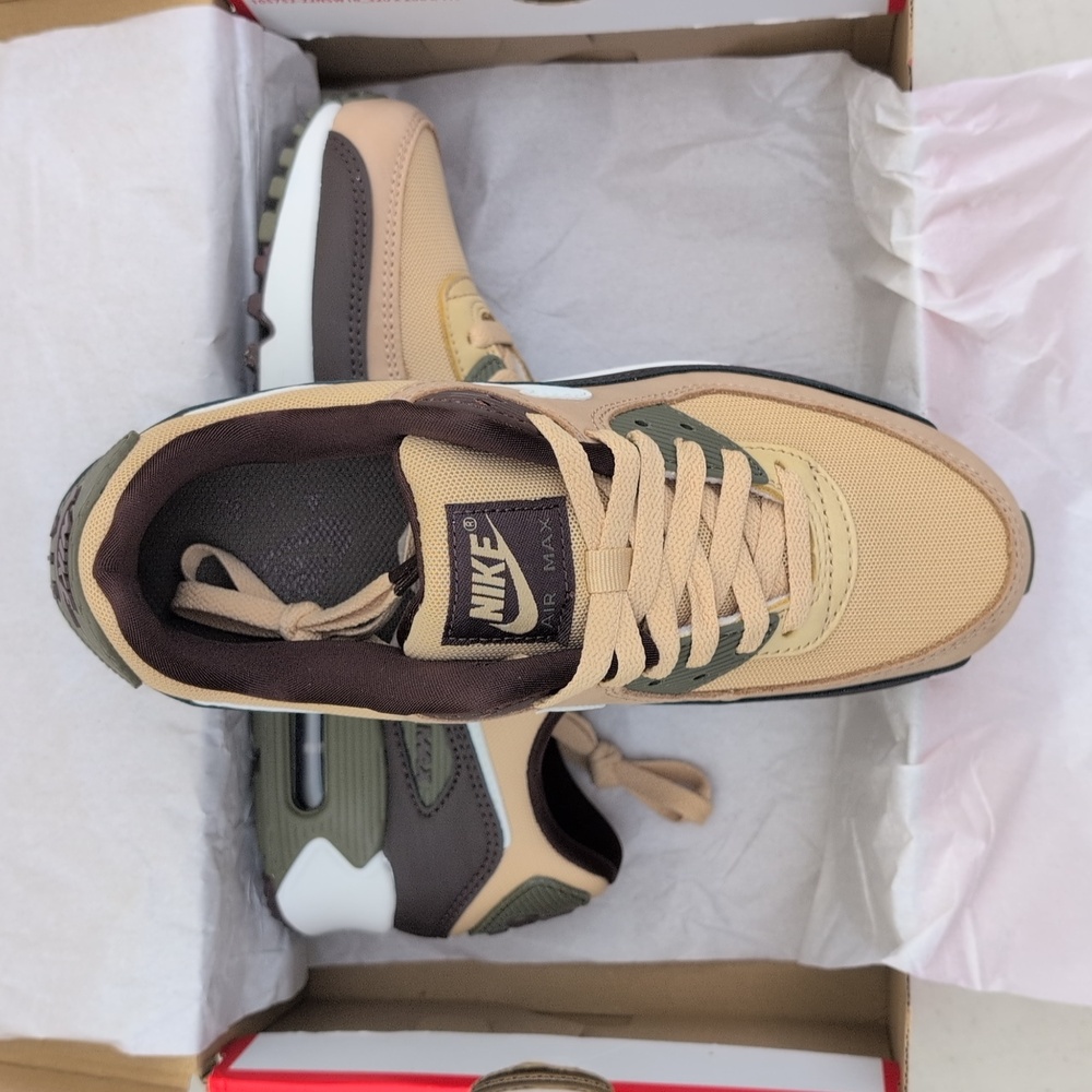 Nike Air Max 90 - Hemp Sesame Earth - Men's Size 8.5 ( FB9658-200 ) - Picture 3 of 8